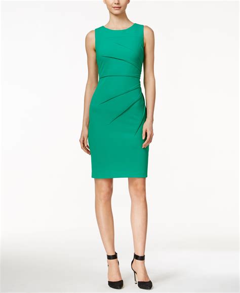 macys dress green|More.